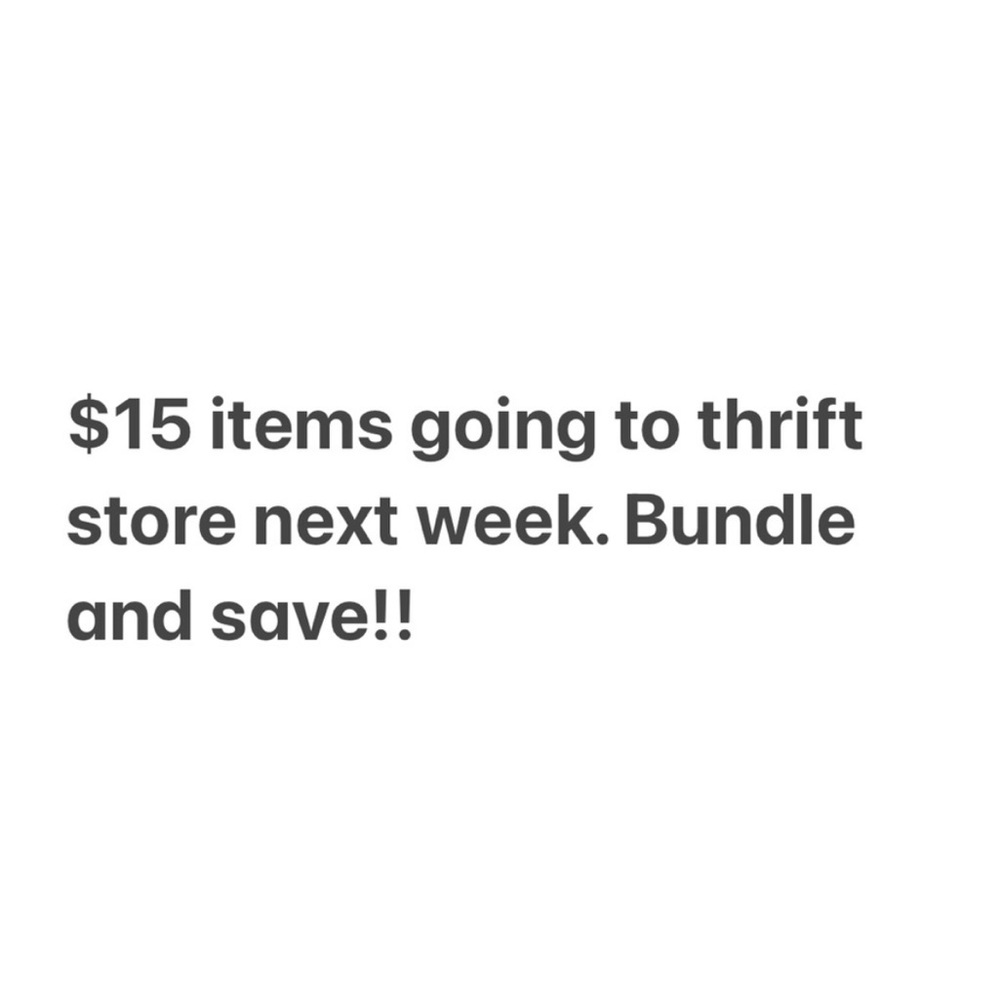 Bundle with non discounted and you can have $15 items free